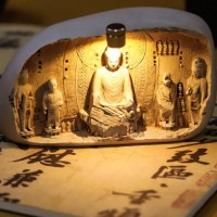 龙门石窟冰箱贴磁吸装饰洛阳博物馆文创旅游纪念品